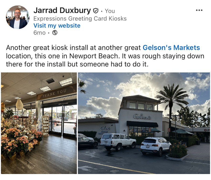 Gelson's Markets install — Newport Beach