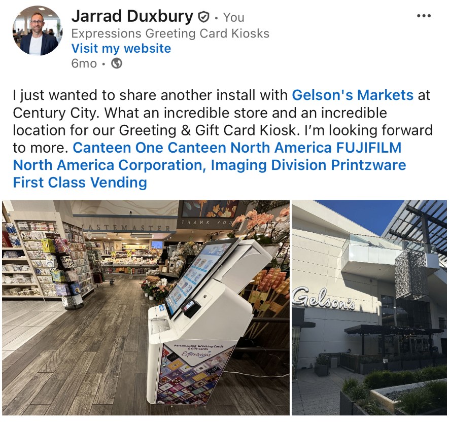 Gelson's Markets install — Century City