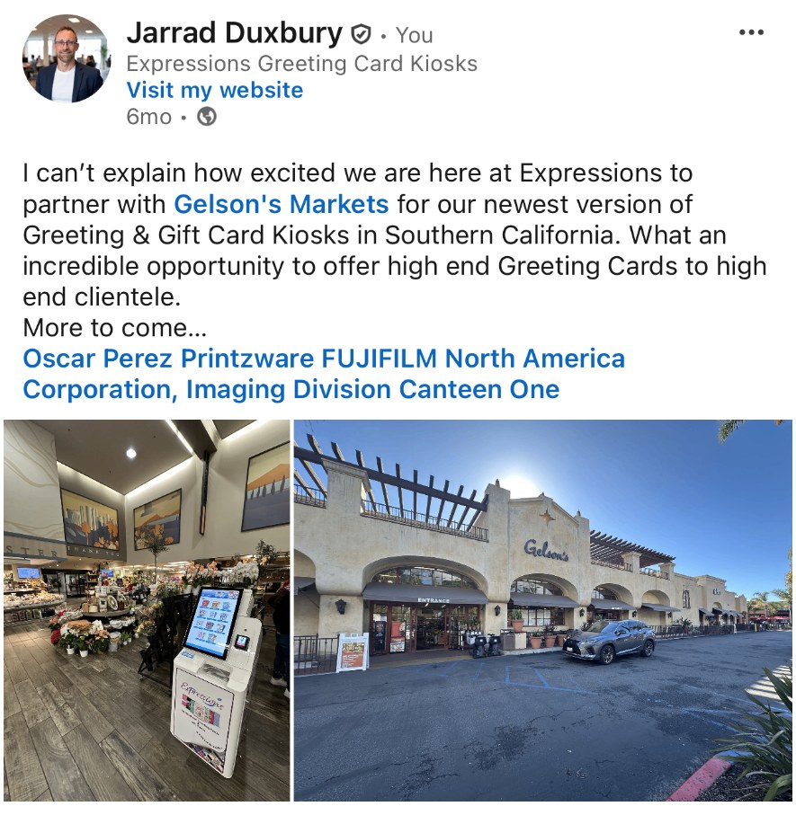 Gelson's Markets Southern California partnership